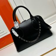 Valentino Rockstud Duffle Bag In Calfskin Black/Silver